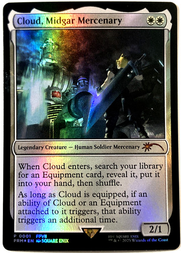 Mtg cloud midgar mercenary - cloud,,