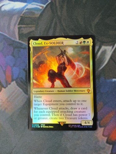 Cloud soldier foil 7 - ex-soldier, |