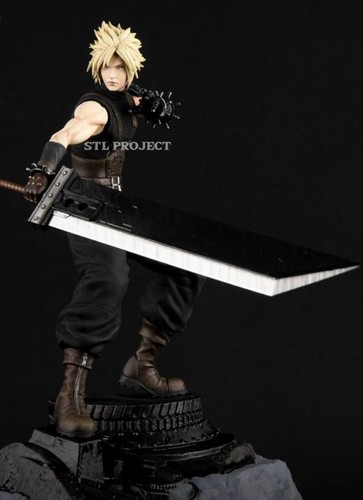 Unpainted cloud strife final - unpainted,